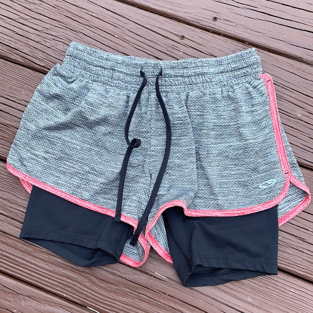 Shorts with sewn in spandex